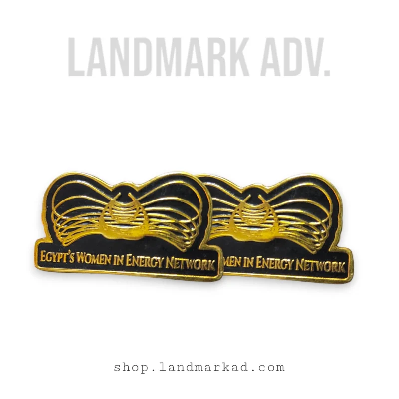 Golden And black pin suit