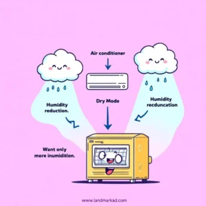 إزاي التكييف بيقلل الرطوبة في Dry Mode
