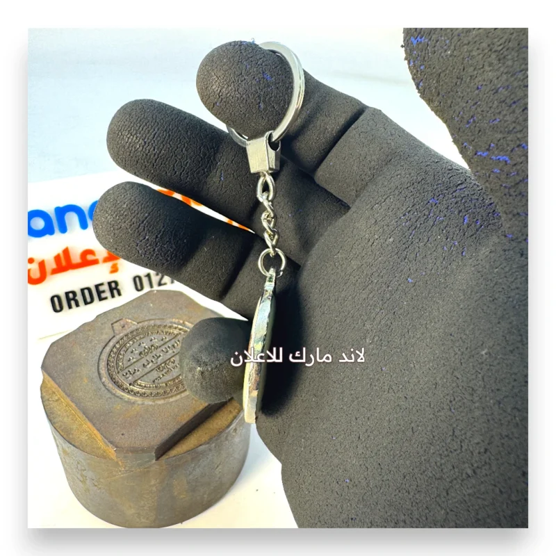ميدالية معدن مع طباعة وحماية بارزة وجه واحد