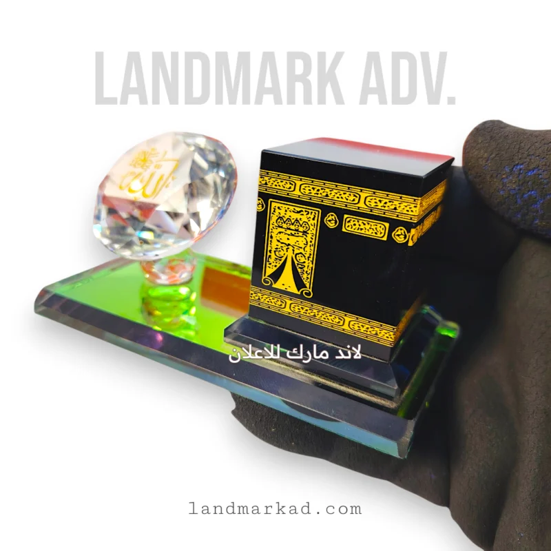 هدية نموذج كريستال الكعبة المشرفة K1