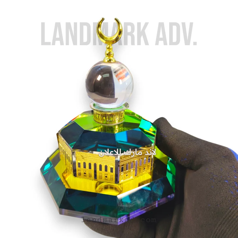 هدية نموذج كريستال قبة الصخرة K4